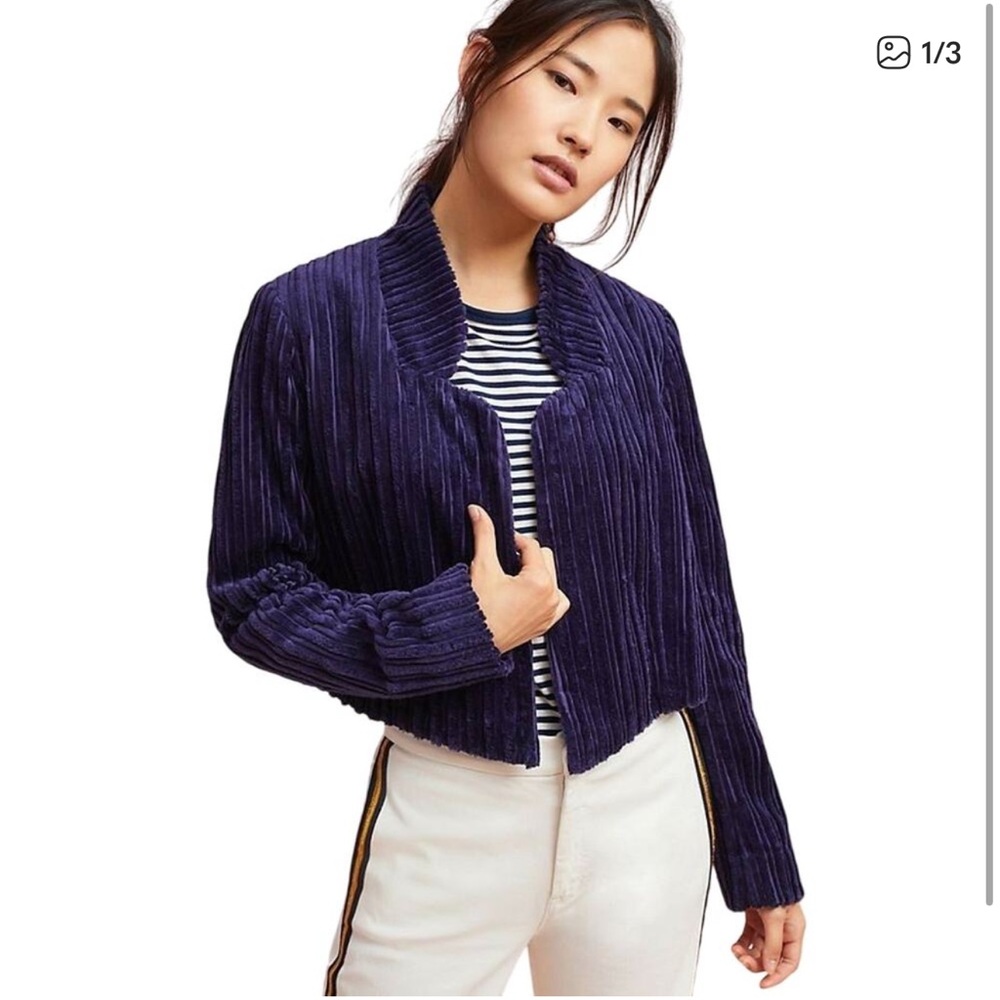 Cartonnier Navy Corduroy Blazer